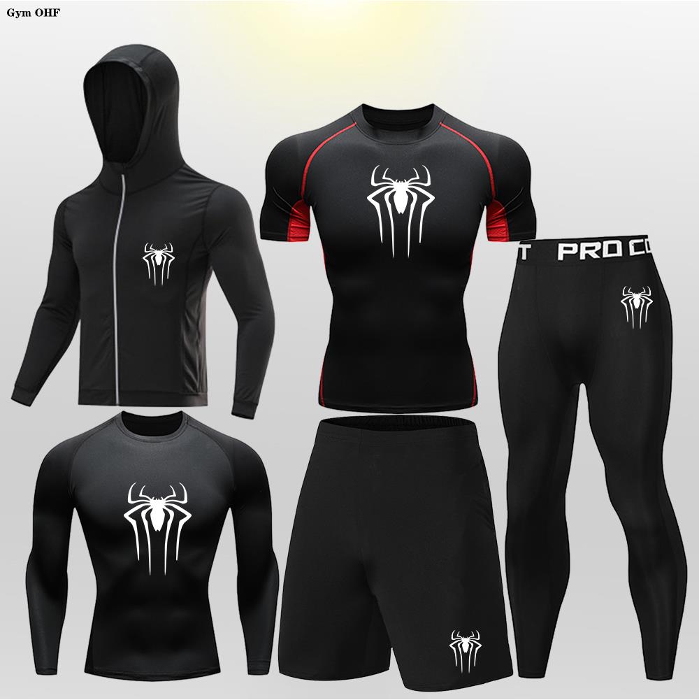Running Jogging Gear - MMA Boxing ustawia dziecięce koszulki kompresyjne