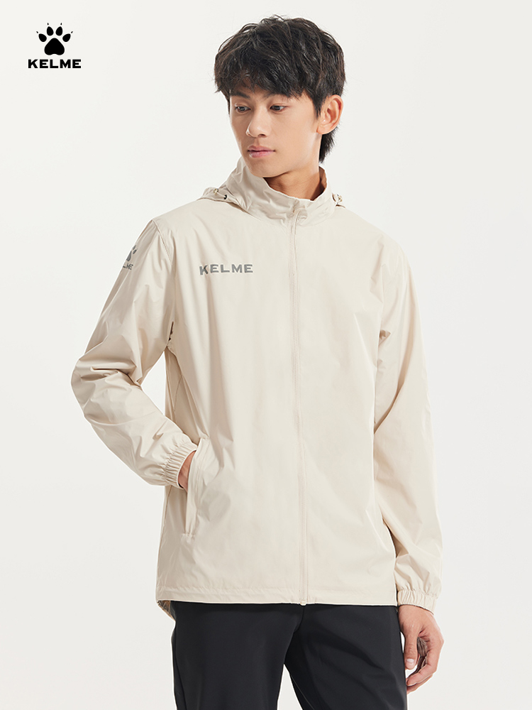 Reflective Running Jacket - KELME Sportowa wiatrówka męska Letnia wiatroszczelna