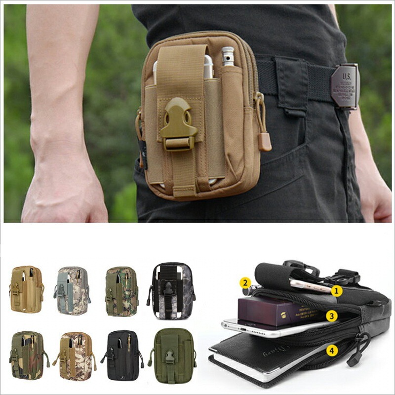 Running Gear Organizer - Mała saszetka Molle saszetka biodrowa uchwyt