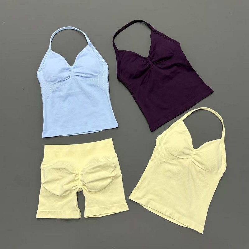Running Jogging Gear - 2-częściowy damski zestaw do ćwiczeń, bezszwowe,