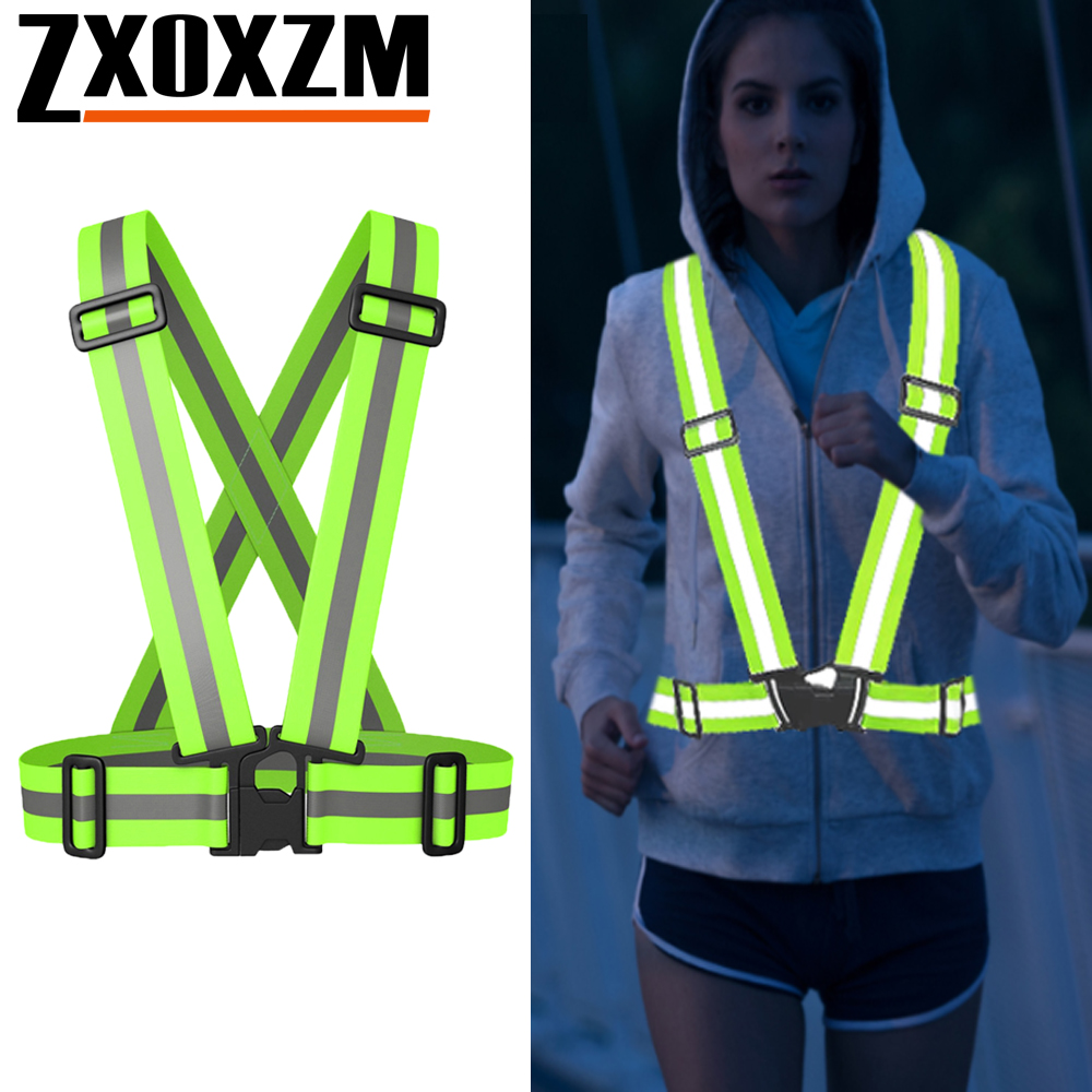 Running Gear Reflective - Kamizelka do biegania nocą, odblaskowa, oddychająca,
