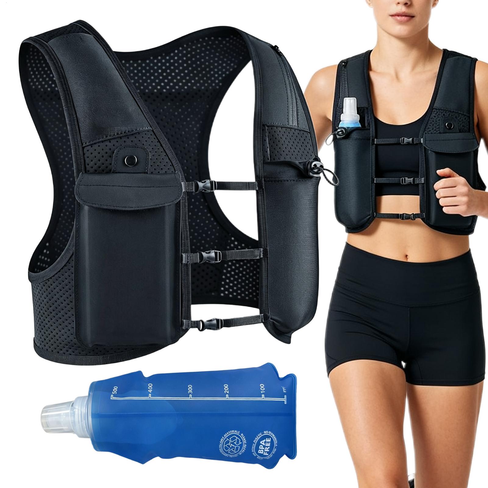 Running Gear Reflective - Kamizelka do biegania z odblaskami, plecak