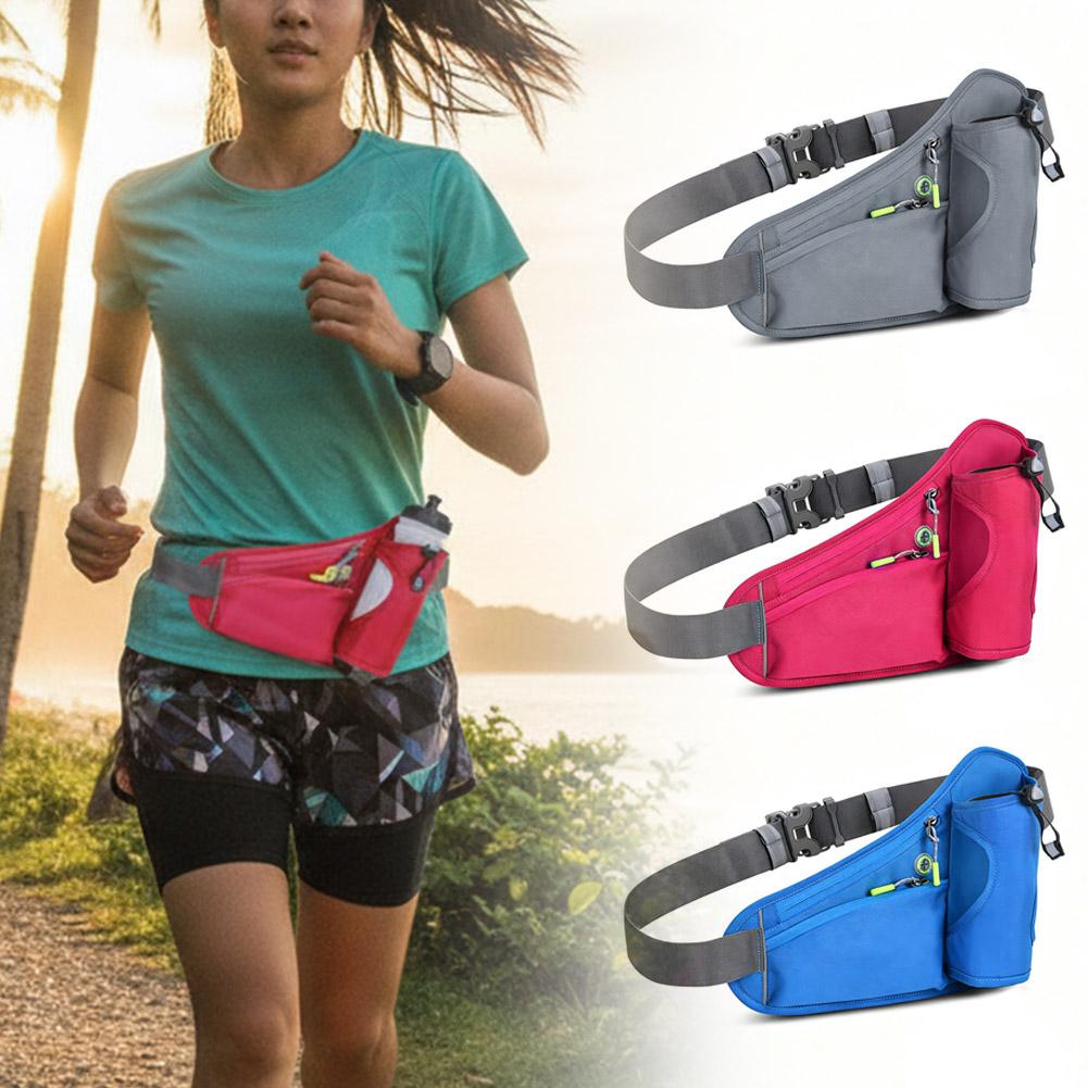 Running Gear Organizer - Saszetka biodrowa z uchwytem na butelkę,