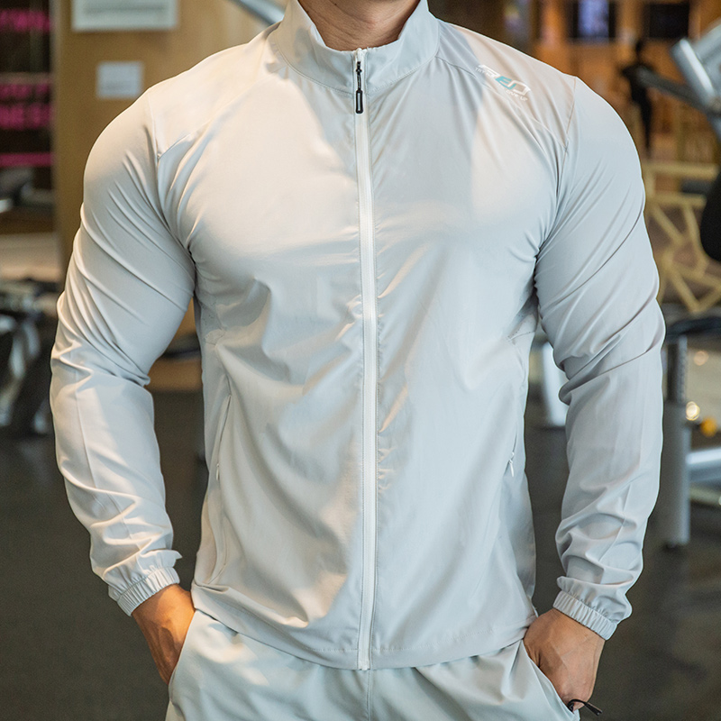 Reflective Running Jacket - Mężczyźni kobiety lato szybkie suche piesze