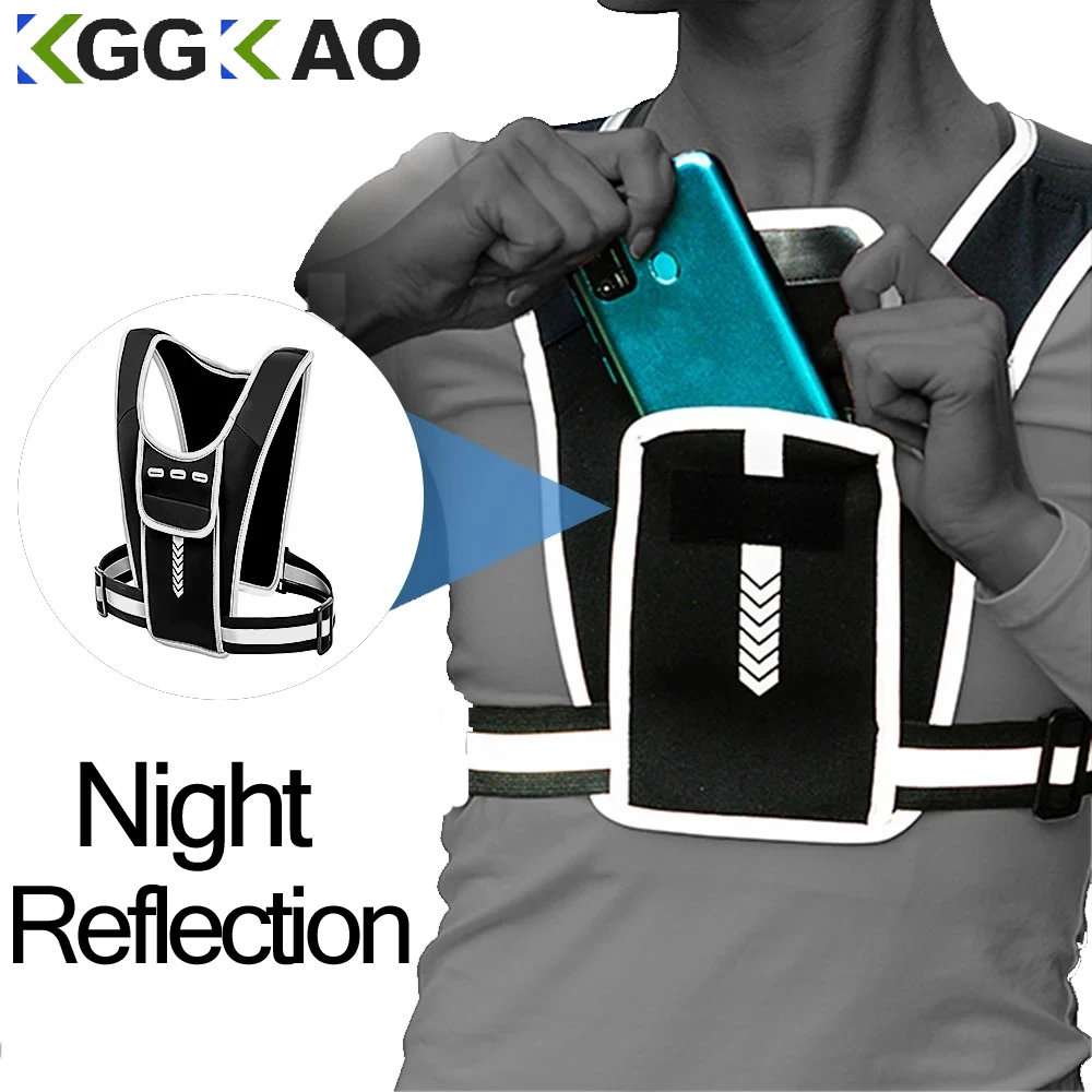 Running Gear Reflective - Kamizelka do biegania uchwyt na telefon