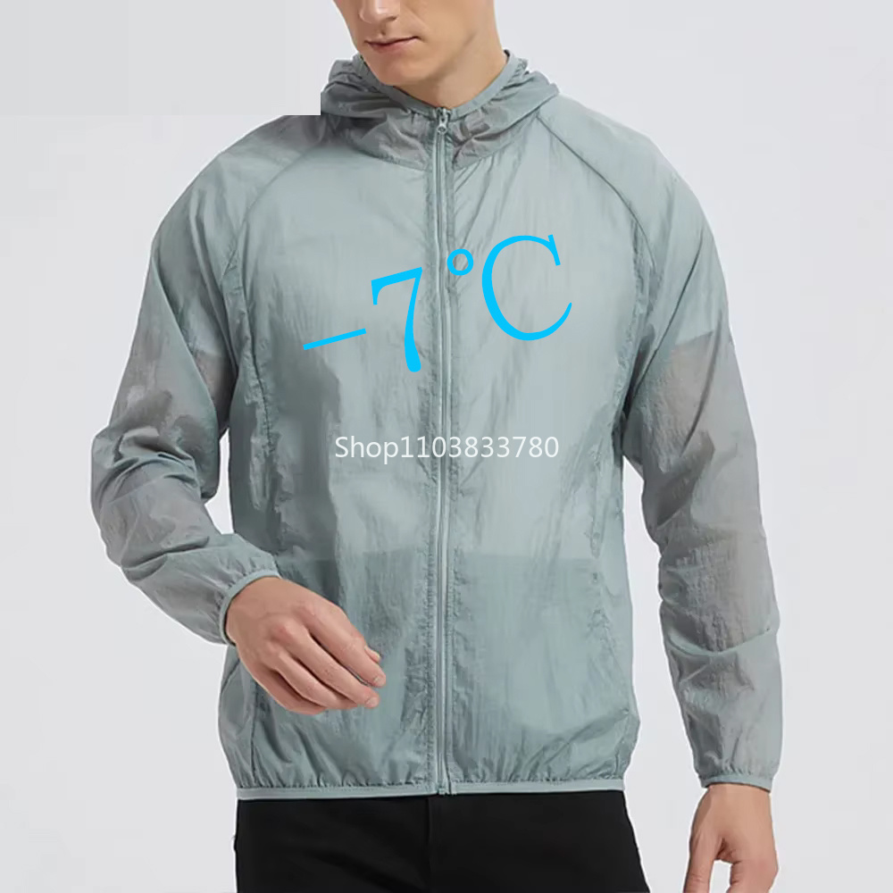 Reflective Running Jacket - Męska kurtka z kapturem chroniąca przed