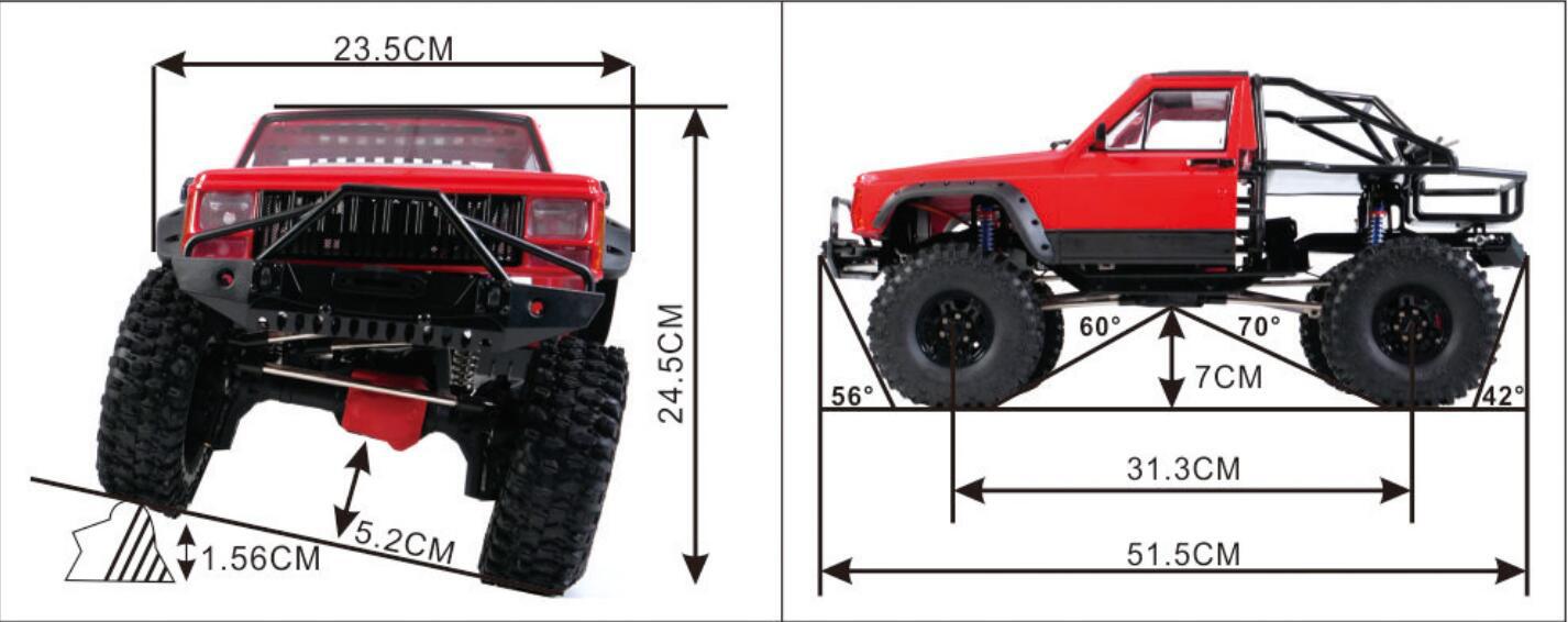 Axing RC Crawler, Cherokee Roc – High And Running Gear recenzja i cena