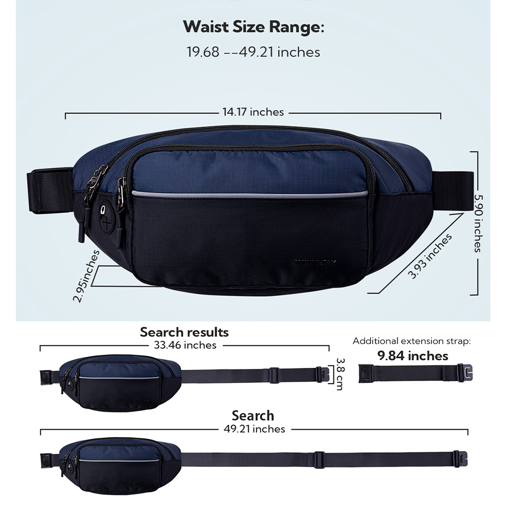 WATERFLY Fanny Pack Waist Bag  – Running Gear Organizer recenzja i cena