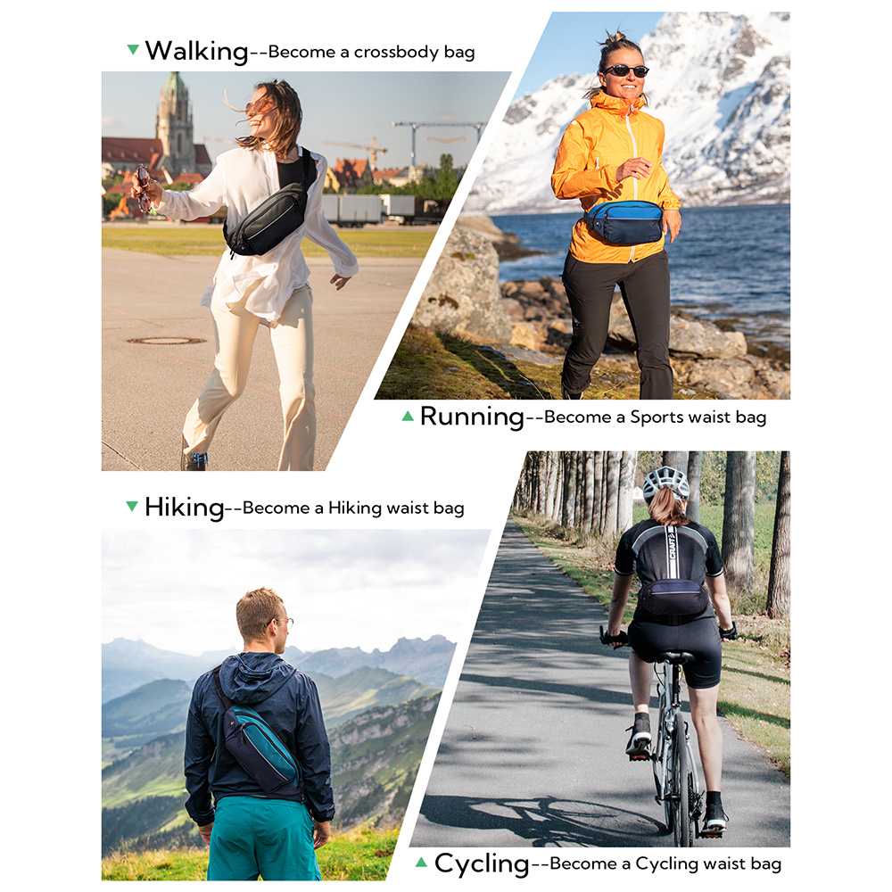 WATERFLY Fanny Pack Waist Bag  – Running Gear Organizer recenzja i cena