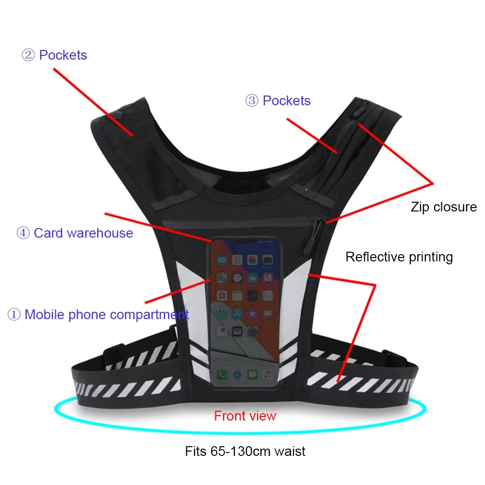 OSSOHH 1 szt. Kamizelka do bie – Running Gear Reflective recenzja i cena