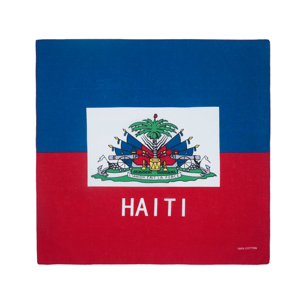Haiti Flaga Bandana 100% Baweł – Running Gear Gifts For Women recenzja i cena